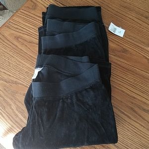 Velour maternity lounge pants